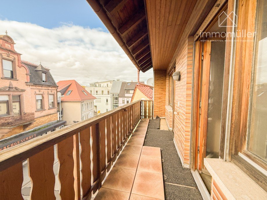 Balkon 2.OG Haus Gr�nstadt
