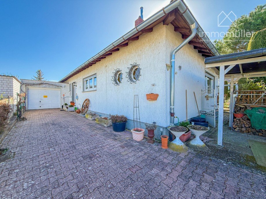 Eingang Bungalow Gr�nstadt