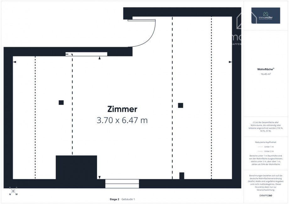Grundriss DG Einfamilienhaus Gr�nstadt / Sausenheim