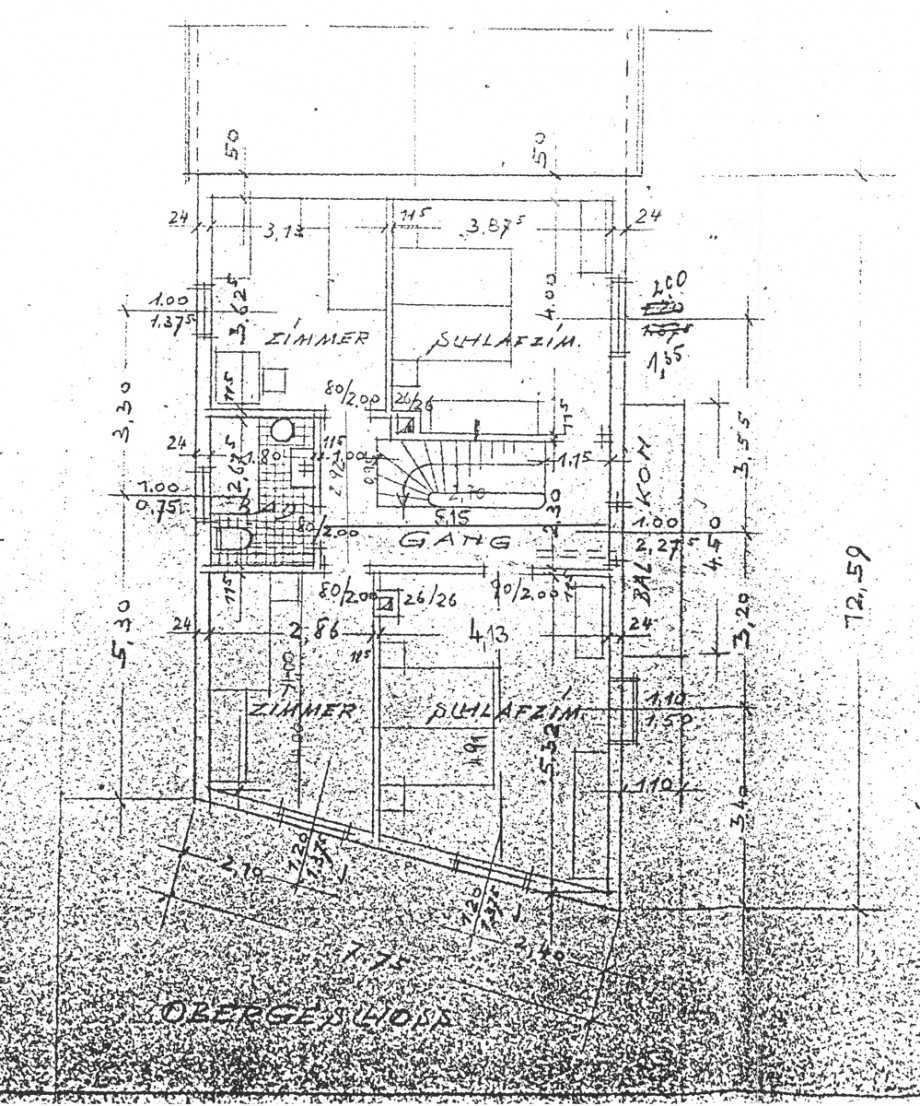Grundriss Haus OG Bauernhaus Dirmstein