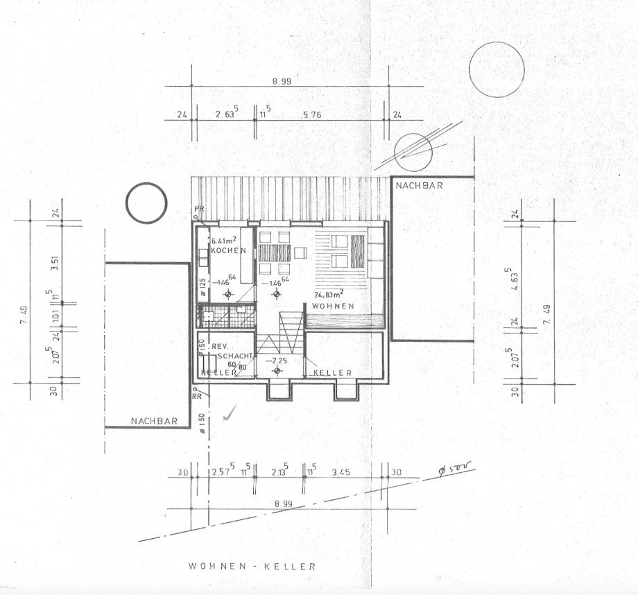 Grundriss KG:EG Reihenendhaus Steinborn - Eisenberg (Pfalz)