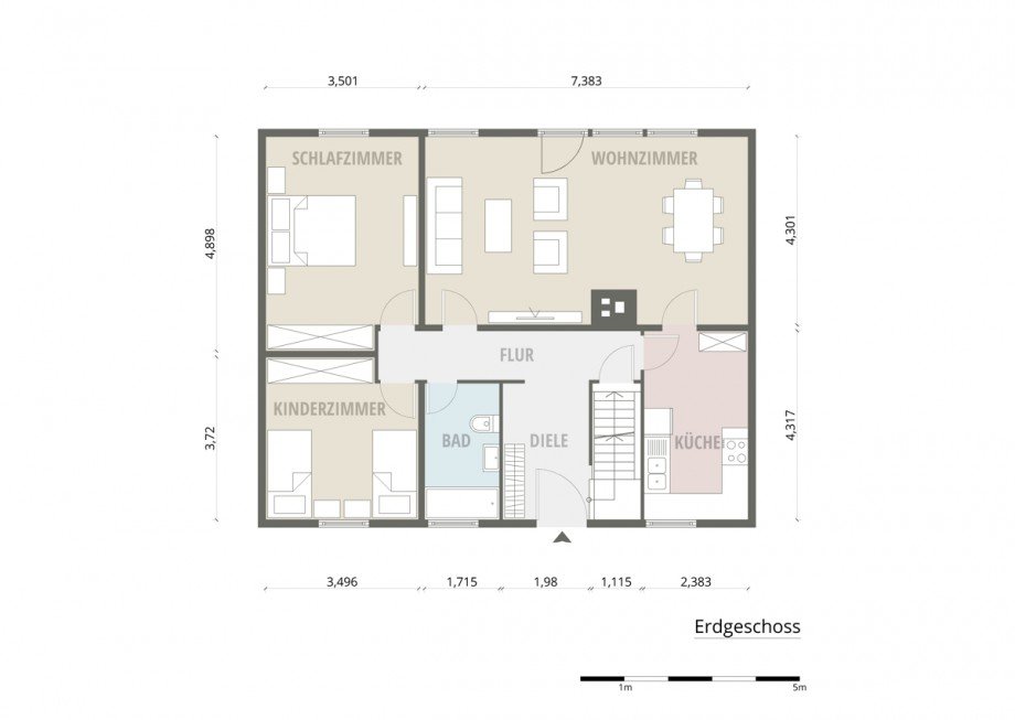Erdgeschoss Bungalow Kerzenheim