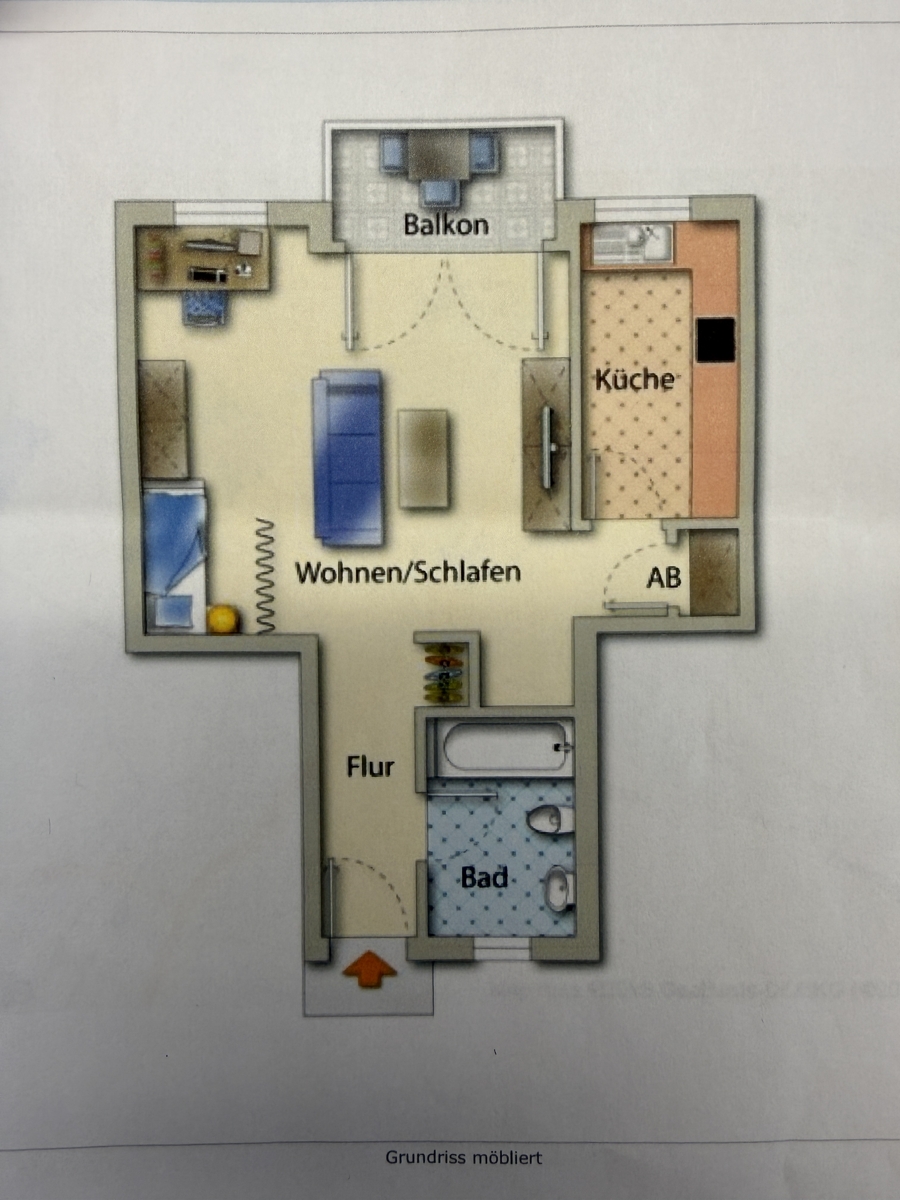 Grundriss Etagenwohnung Ubstadt-Weiher