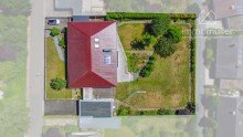 Luftaufnahme 1 Exklusiver Bungalow mit ELW, Panoramablick & park�hnlichem Grundst�ck in Bestlage von Eisenberg