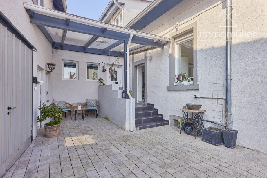 Innenhof Einfamilienhaus Eisenberg