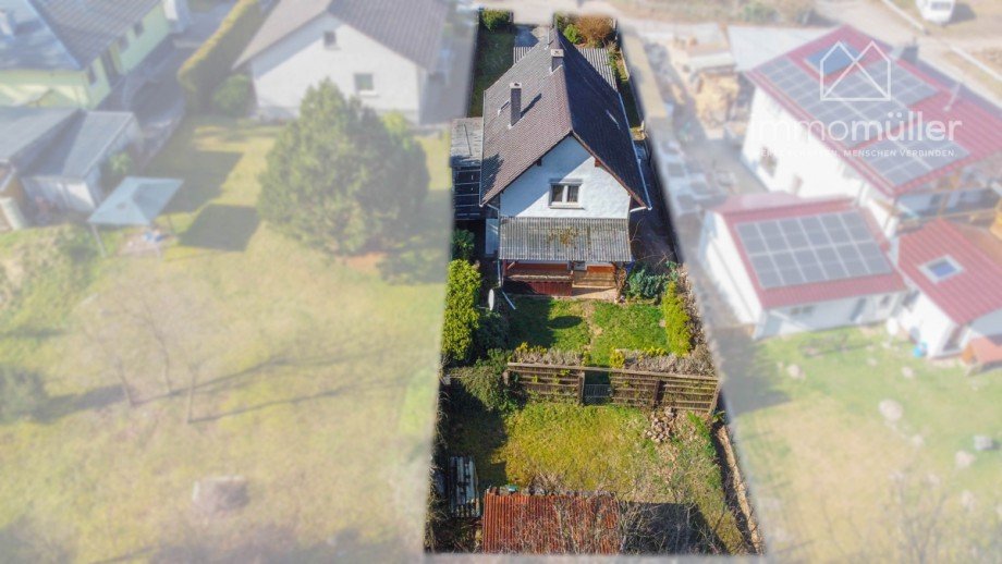 R�ckansicht Einfamilienhaus Carlsberg