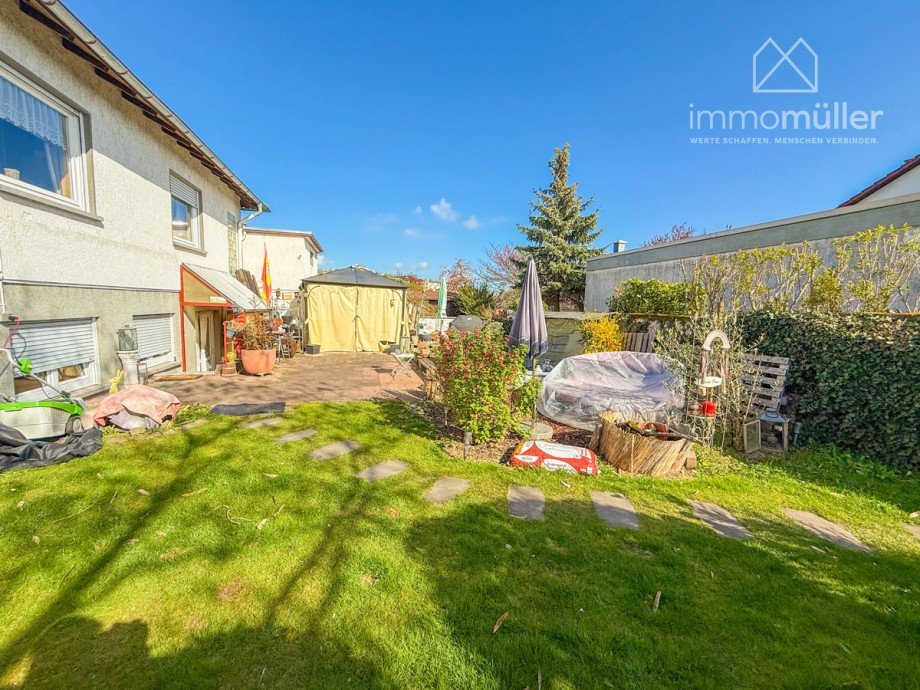 Garten ELW Bungalow Gr�nstadt