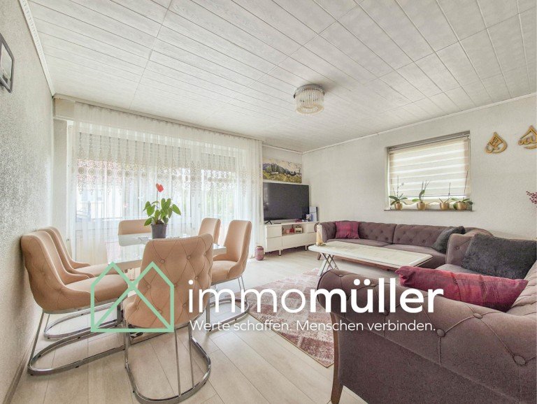 Titelbild Eisenberg Etagenwohnung 81 m� durchdacht geplant - 4-ZKB-Wohnung mit neuem Bad & moderner Heizung in Eisenberg