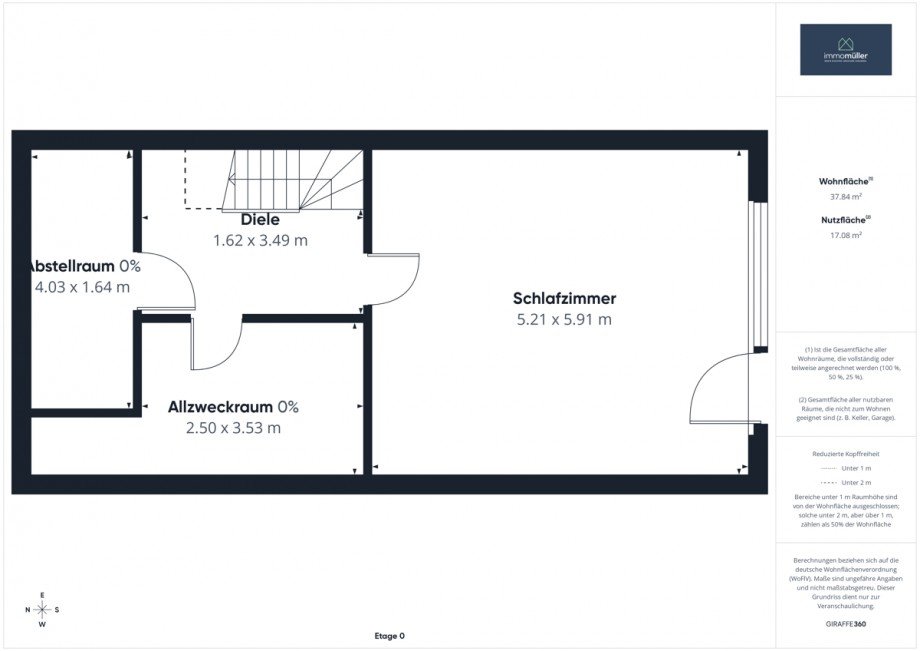 Grundriss KG Reihenmittelhaus Weisenheim am Sand