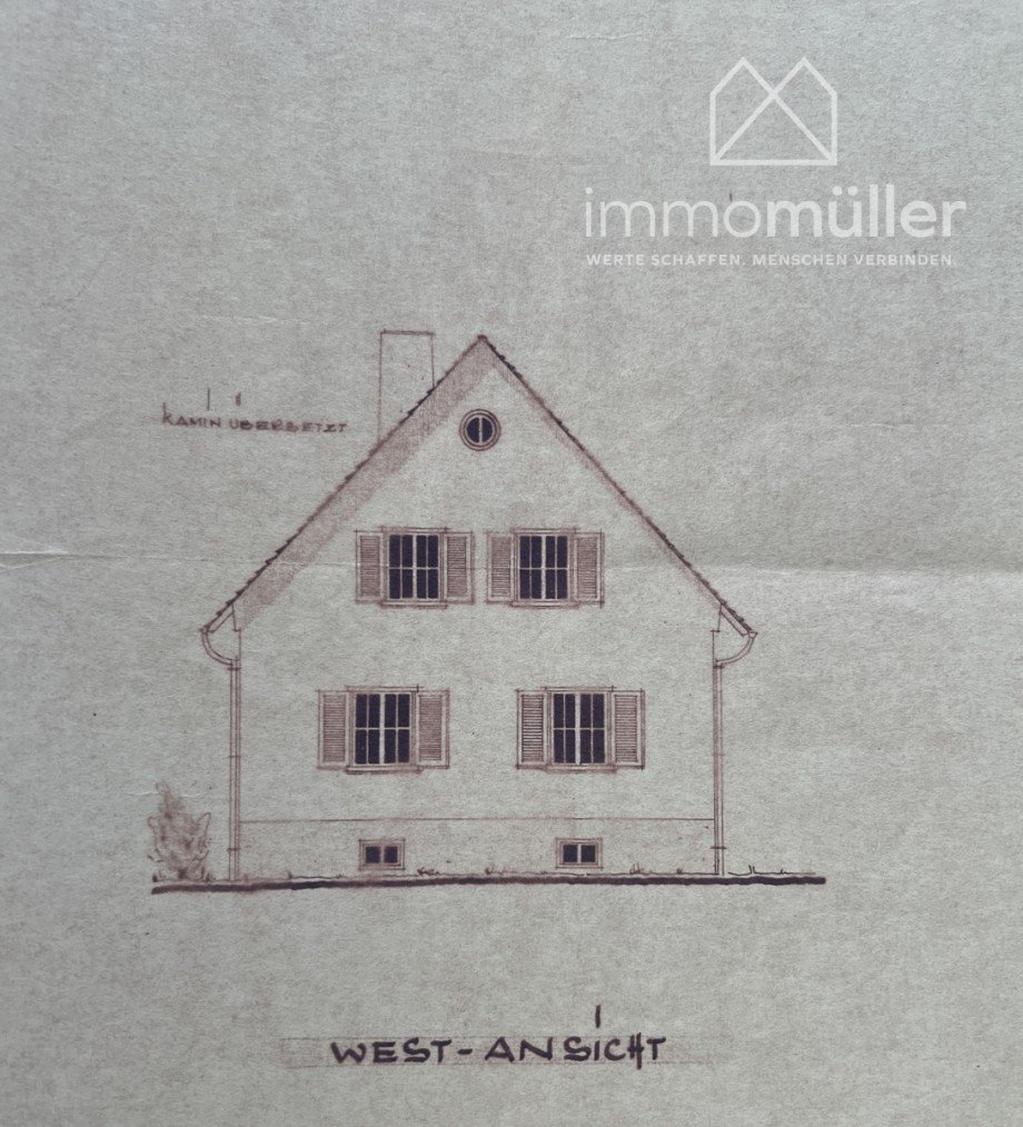 Westansicht Einfamilienhaus Einselthum
