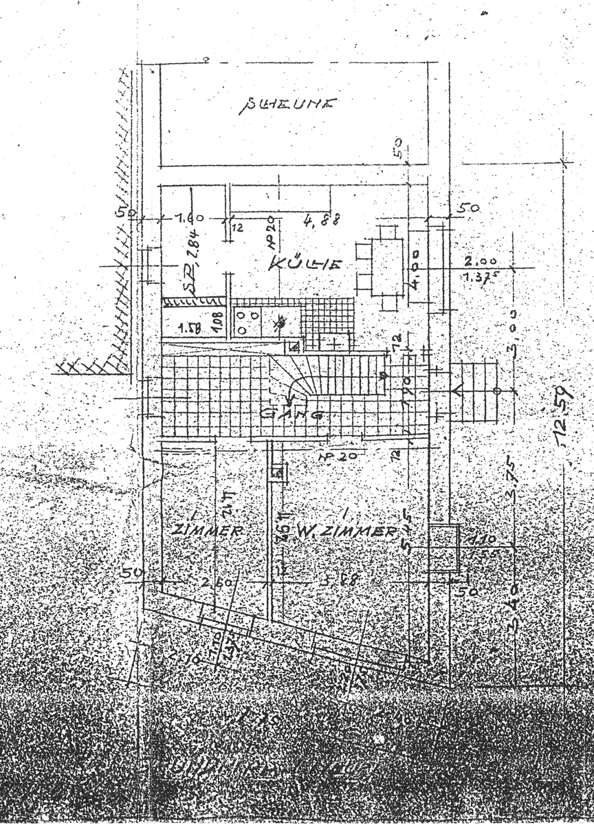 Grundriss Haus EG Bauernhaus Dirmstein