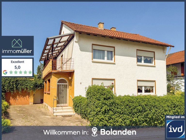Titelbild Bolanden Einfamilienhaus Freistehendes Einfamilienhaus in ruhiger Lage von Bolanden - Ihr neues Zuhause wartet auf Sie!
