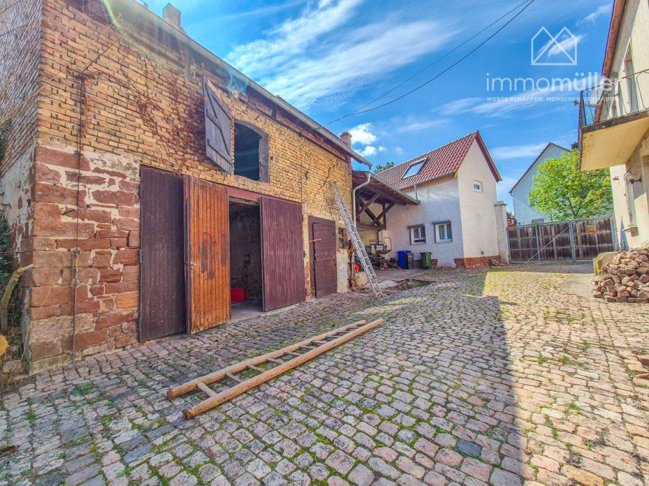 Scheune S�den Bauernhaus Dirmstein