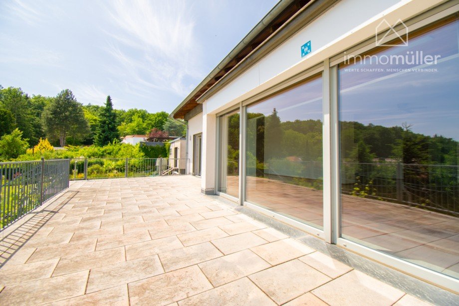 Terrasse Bungalow Eisenberg