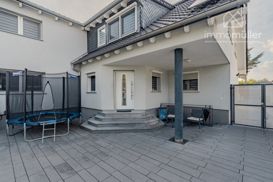 Eingang Einfamilienhaus Mannheim / Sch�nau