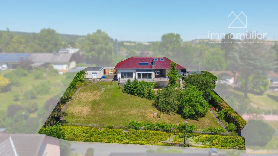Luftaufnahme 2 Bungalow Eisenberg