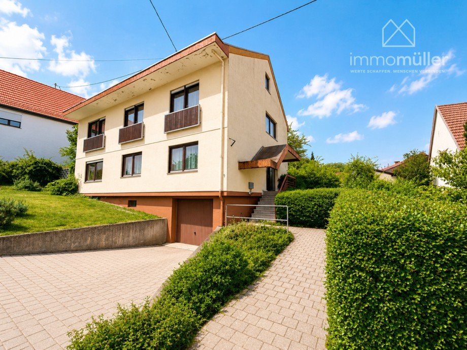 Hausansicht Front Einfamilienhaus Kriegsfeld