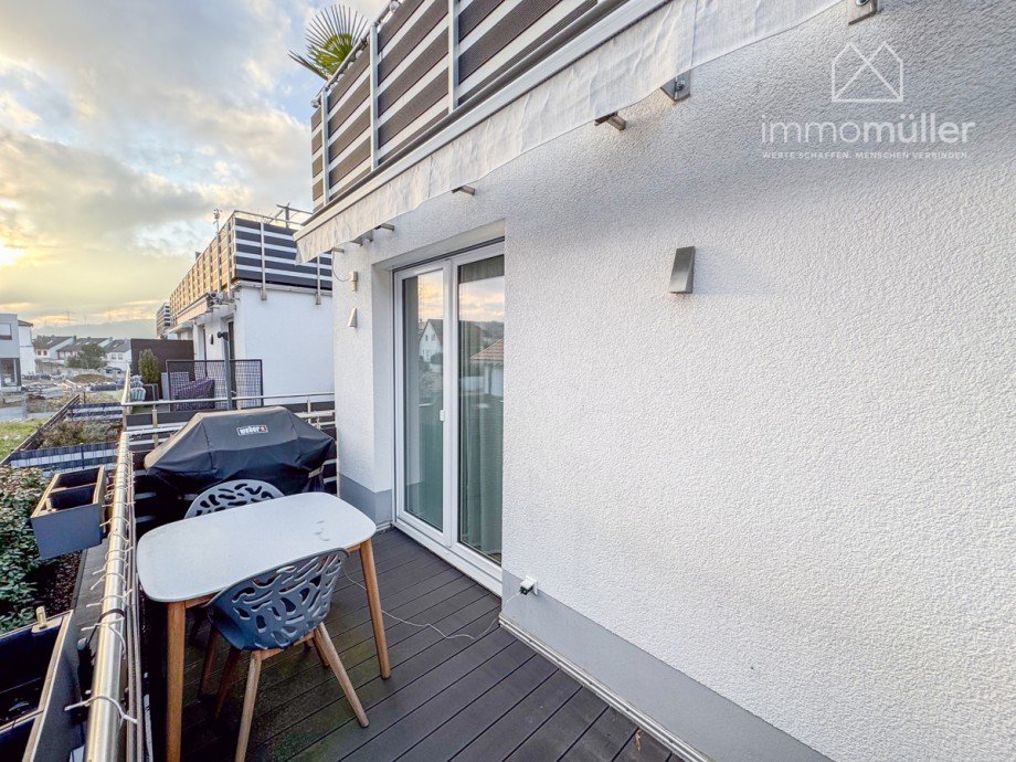 Balkon Etagenwohnung Gr�nstadt