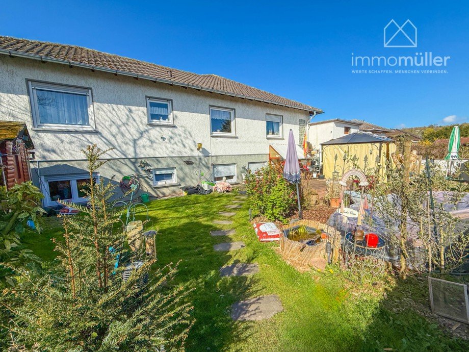 Garten ELW Bungalow Gr�nstadt