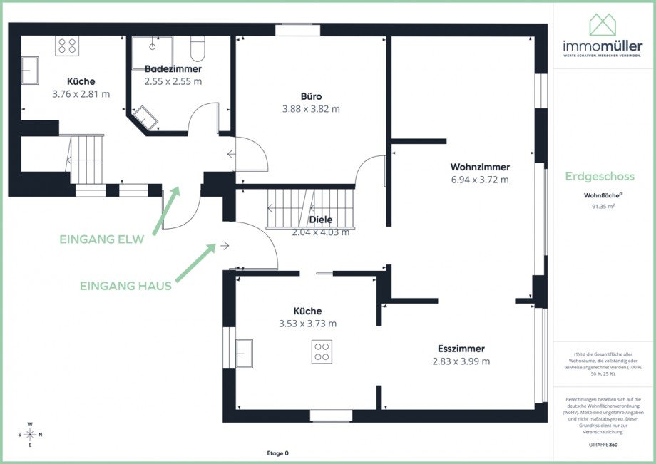 Erdgeschoss Einfamilienhaus Eisenberg