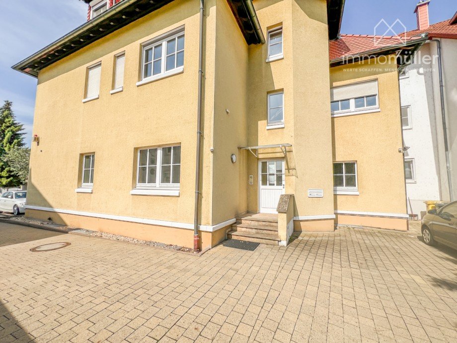 Geb�uder�ckseite Dachgeschosswohnung Bockenheim