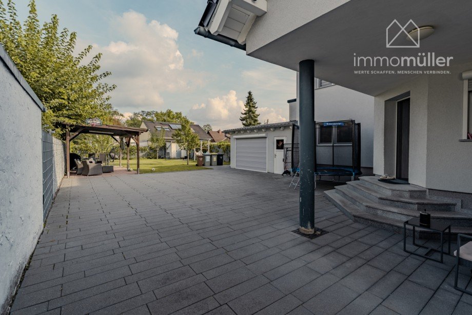 Innenhof Einfamilienhaus Mannheim / Sch�nau