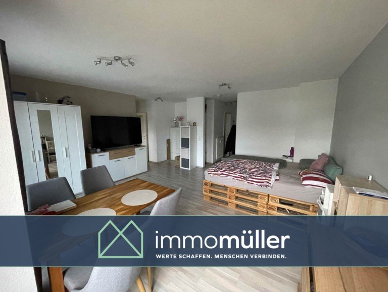 Titelbild Ubstadt-Weiher Etagenwohnung Helle & freundliche 1Zimmer-Wohnung mit Tiefgarage, Balkon und Einbauk�che in Ubstadt-Weiher