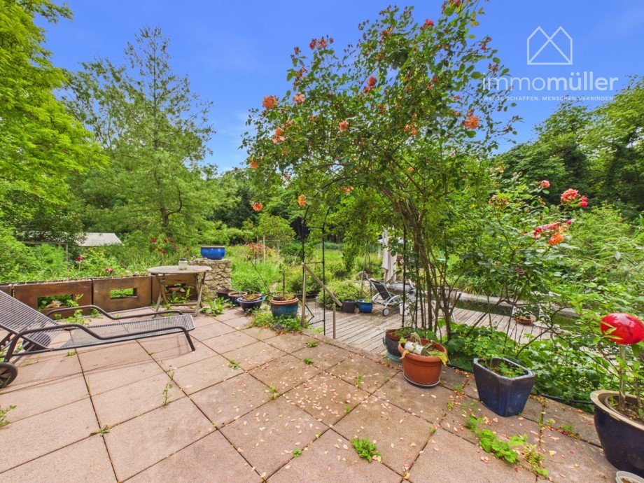 Terasse Bauernhaus Harxheim-Zellertal