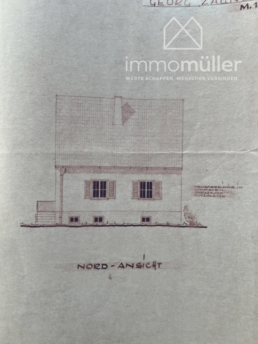 Nordansicht Einfamilienhaus Einselthum