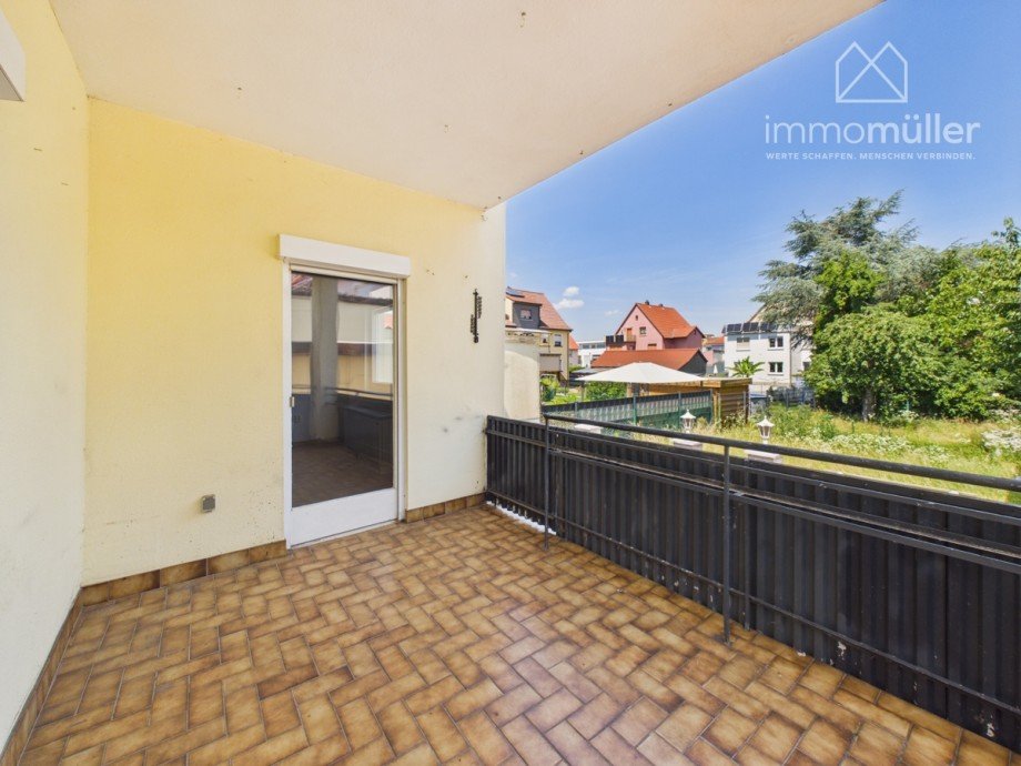 Balkon EG Zweifamilienhaus Heddesheim