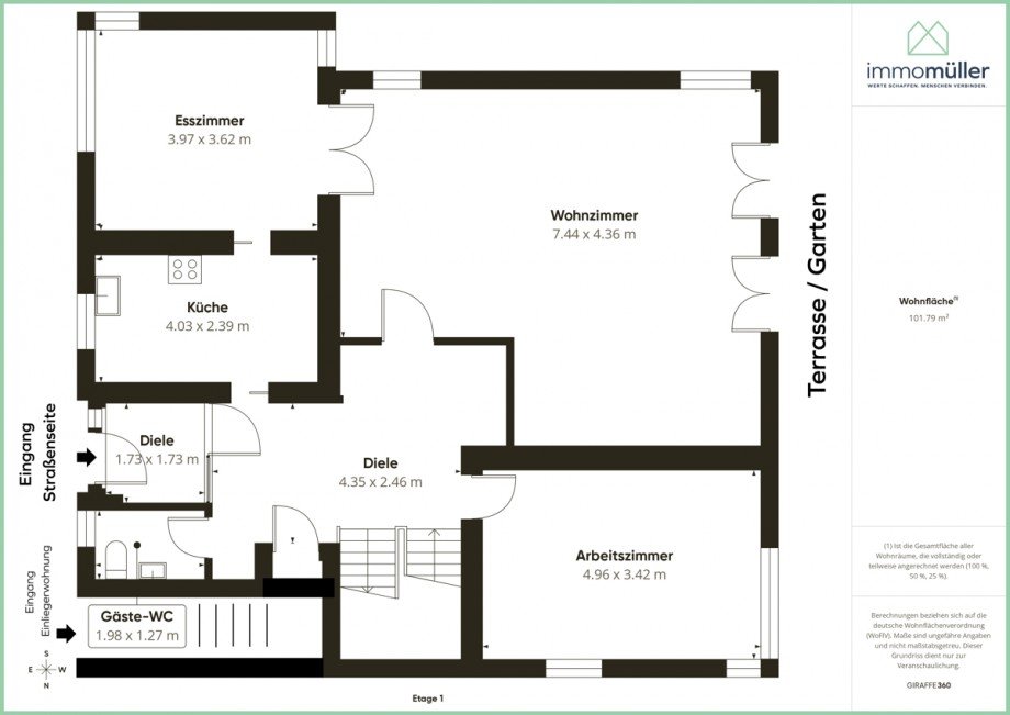 EG Einfamilienhaus Gr�nstadt