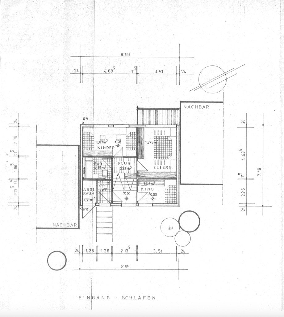 Grundriss EG:OG Reihenendhaus Steinborn - Eisenberg (Pfalz)
