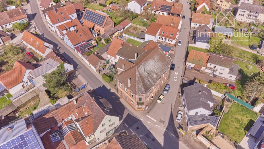 Luftbild Einfamilienhaus Enkenbach-Alsenborn