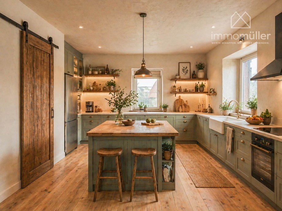 K�che Beispiel KI Einfamilienhaus Gr�nstadt - Sausenheim