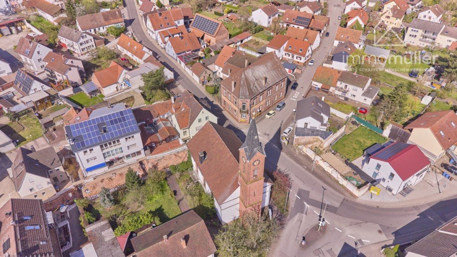 Luftbild Einfamilienhaus Enkenbach-Alsenborn