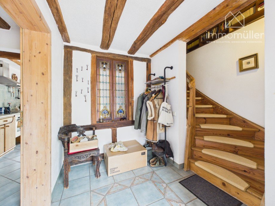 Eingang Bauernhaus Harxheim-Zellertal