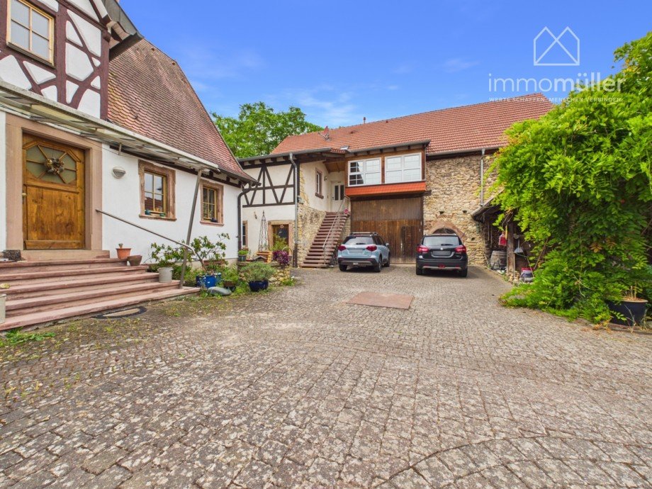 Scheunenansicht Bauernhaus Harxheim-Zellertal