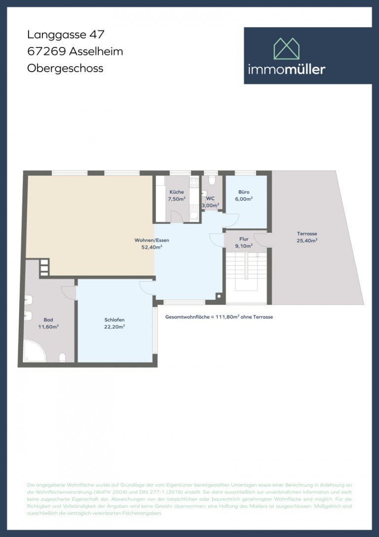 Startseite Gr�nstadt - Asselheim Etagenwohnung Moderne, gro�r�umige 115 qm Wohnung mit 3ZKB und Balkon im Ortskern von Asselheim