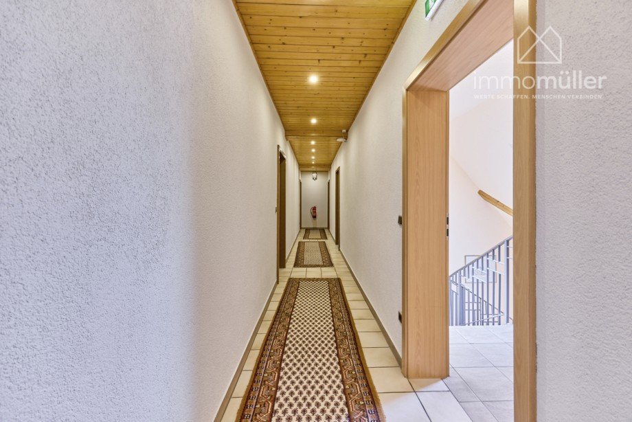 Flur Pension Haus Bockenheim