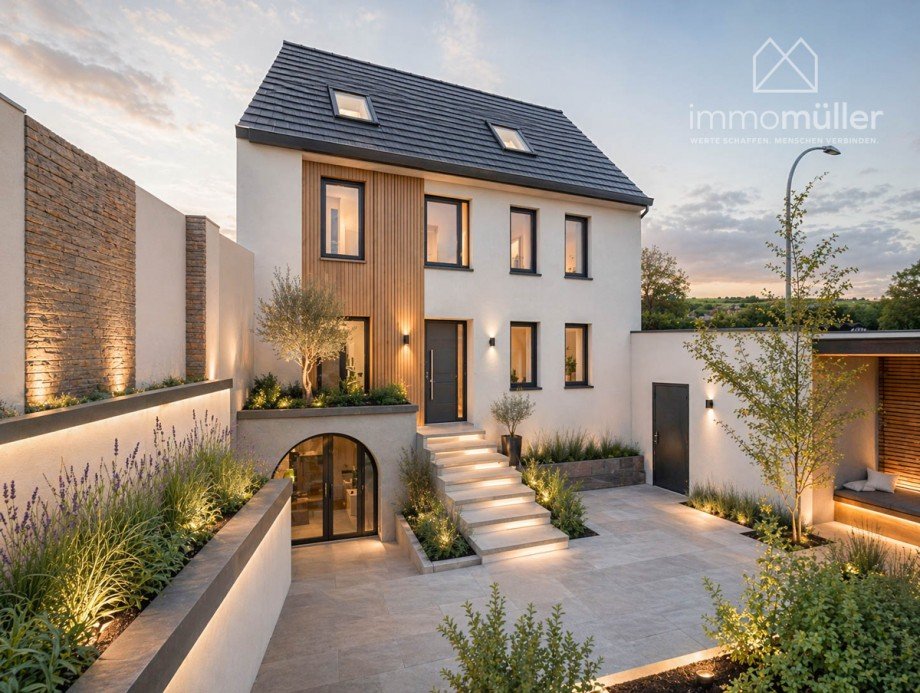 Au�enansicht Beispiel KI Einfamilienhaus Gr�nstadt - Sausenheim