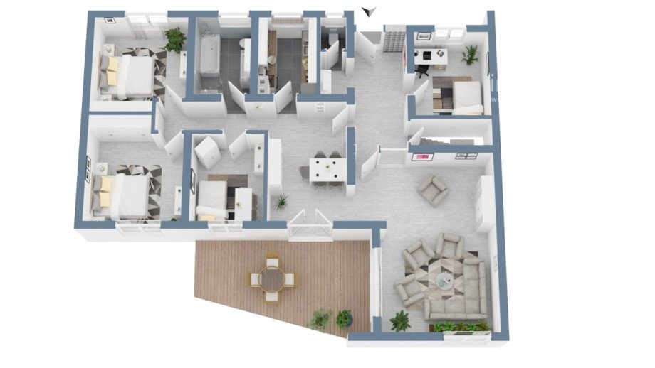 Grundriss Bungalow Gr�nstadt