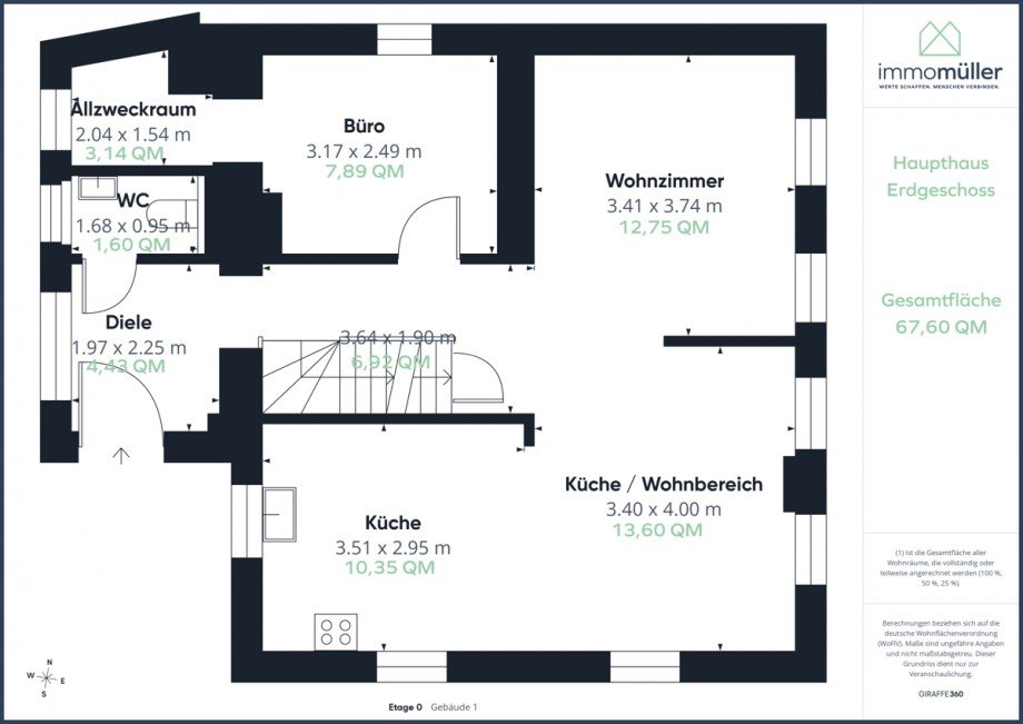 Haupthaus EG Einfamilienhaus Ebertsheim