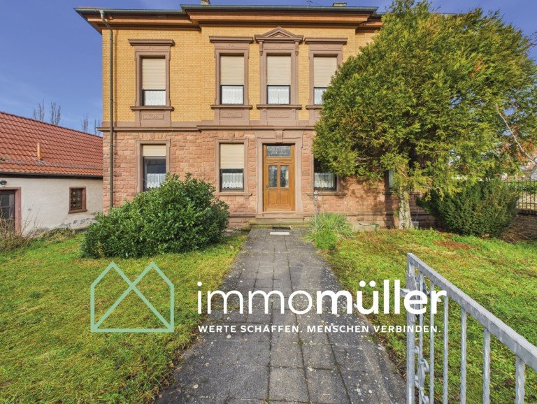 Titelbild Obrigheim / Colgenstein Einfamilienhaus Einfamilienhaus mit Geschichte und Zukunft - Gro�z�giges Anwesen im Gr�nderzeitstil in Obrigheim!