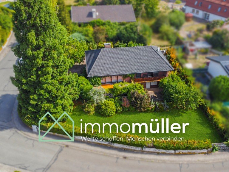 Titelbild Albisheim (Pfrimm) Bungalow F�r Familien & Ruhesuchende: Bungalow mit ebenerdigem Wohnkonzept & gro�em Garten in Albisheim