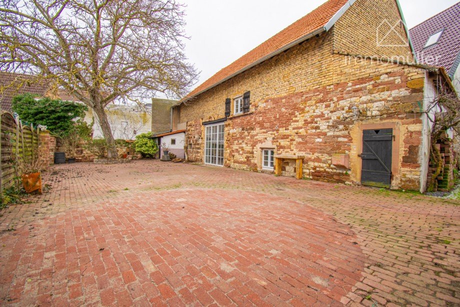 Hof-R�ckseite Haus Gr�nstadt