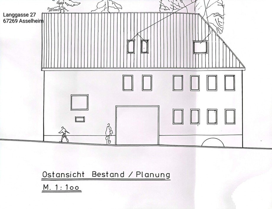Ostansicht Haus Gr�nstadt