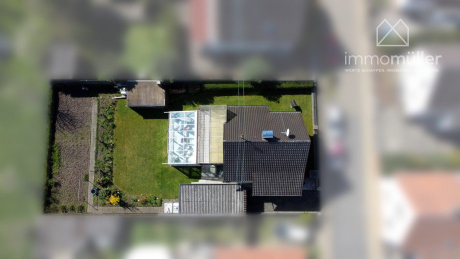 Luftbild Einfamilienhaus Ebertsheim