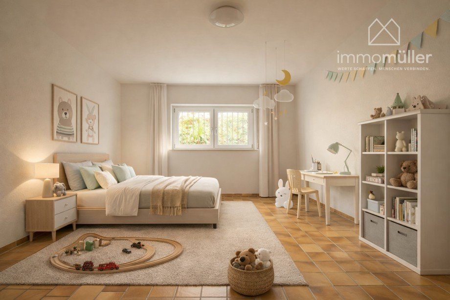 Virtual Staging - Schlafen Einfamilienhaus Gr�nstadt