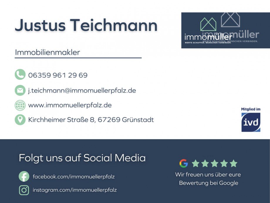 Visitenkarte Justus Einfamilienhaus Neuleiningen