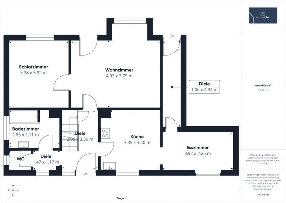 Grundriss EG Einfamilienhaus Altleiningen